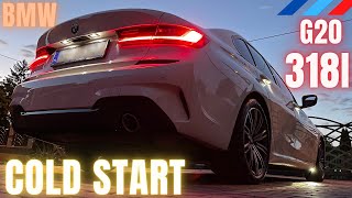 G20 318i Stock Exhaust Sound  BMW Cold Start [upl. by Scholz]