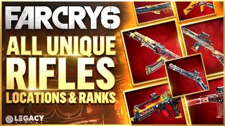 Far Cry 6  Every Unique Rifle Ranked  Plus Easy Location Guide [upl. by Eenaffit]