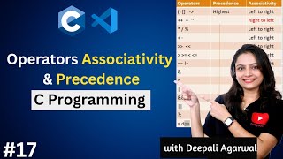 Operator Associativity amp Precedence in C  C Programming Tutorial 17 [upl. by Assena241]