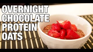 ISOFLEX Overnight Chocolate Protein Oats [upl. by Vanessa857]