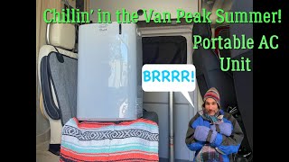 Portable AC unit for your van or small RV  Inexpensive Alternative [upl. by Aicela]