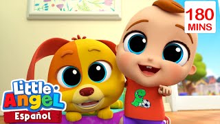 ¡Bingo pórtate bien 🐶  Canciones Infantiles🎵 Juega y aprende  Moonbug Español  Little Angel [upl. by Ellicul127]