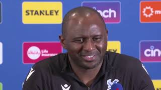 Newcastle v Crystal Palace  Patrick Vieira Press Conference [upl. by Anwahsiek343]