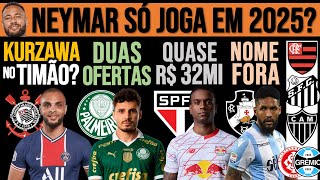 KURZAWA NO TIMÃO VEIGA TEM 2 OFERTAS EX RENDE BOLADA AO SP VASCO DESCARTA ZAGUEIRO NEY GALO E [upl. by Dammahom]