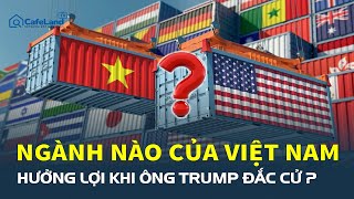 Những ngành nào của Việt Nam HƯỞNG LỢI khi ông Trump đắc cử   CafeLand [upl. by Berner]