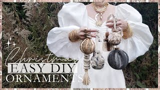 Save Money with 6 Easy Christmas Ornaments DIY  2023 [upl. by Guyer890]