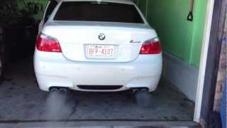 BMW M5 E60 V10 Cold start [upl. by Enniotna]