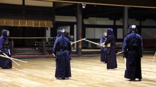 Kyoto Butokuden  Instructions by Ishikawa Sensei 8th Dan Kendo [upl. by Ahsienat]