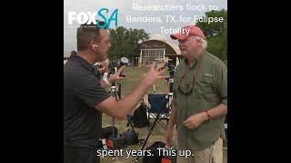 Banderas Flying L Ranch Hosts Eclipse Researchers [upl. by Eudoca909]