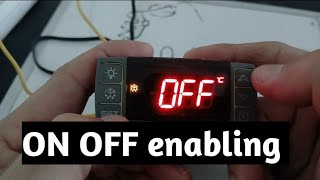 how to switch on and off dixell controller  dixell controller display settings zkmultitech [upl. by Montagna813]