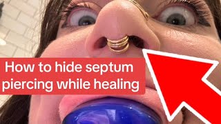 HOW TO HIDE YOUR SEPTUM [upl. by Esiralc623]