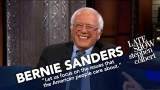 Bernie Sanders Tries To Say Something Nice About Trump [upl. by Elyr]