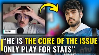 🚨Plat Chat Bren Destroy Aspas and Says he Only Plays for Stats [upl. by Brit]