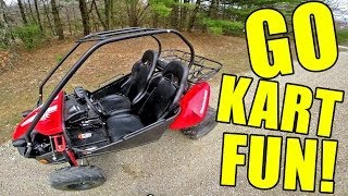 Hammerhead GTS 150 Go Kart POV Fun  Top speed [upl. by Meelak262]