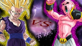 GOHAN SS2 VS KID BUU a stop motion film by Zay Arrue [upl. by Nide]