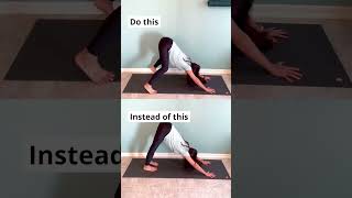 Pregnancy yoga  modifications to do when you are pregnant  ONE OM ONE yoga tips [upl. by Ileyan]