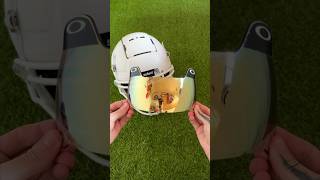 How to Put an Oakley Legacy Visor on a Schutt F7 fyp foryou foryourpage americanfootball [upl. by Tnaryb]