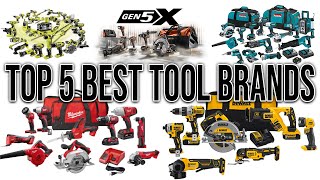 TOP 5 POWER TOOL BRANDS IN THE WORLD best of the best [upl. by Awe]