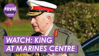 WATCH King Charles Visits Royal Marines Training Centre in Devon [upl. by Roberts]