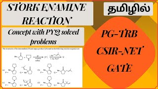 Stork enamine reaction mechanismAlkylation Acylation amp Michael addition  example for gate and net [upl. by Galitea]