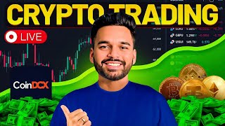 Crypto Currency Live Trading Session Coin Dcx [upl. by Oderfigis]