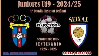 CD Cova Piedade  1 vs 2  Seixal Clube 1925  1ª Div Dist Setúbal U19  12102024  2425 G 0607 [upl. by Ardnala961]