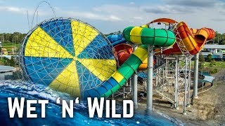 ALL WATER SLIDES at Wet n Wild Sydney GoPro [upl. by Reyam385]