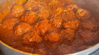 BOULETTES DE BOEUF A LA SAUCE TOMATE  FACILE RAPIDE ET TROP BON [upl. by Aicilyhp652]