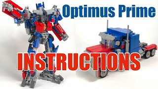 Instructions Lego Transformers Movie Optimus Prime V2 [upl. by Robyn]