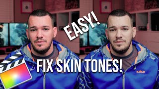 QUICKLY FIX SKIN TONES IN FINAL CUT PRO [upl. by Tnirb]