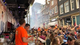 Kings Day  Koningsdag Amsterdam 2018 HD [upl. by Ellehcal]