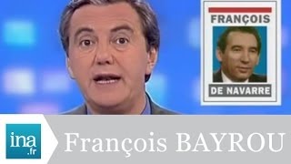 les ambitions présidentielles de François Bayrou  Archive INA [upl. by Kylah214]