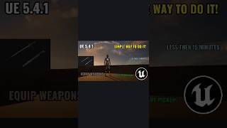 How To Equip Weapons Attach Component To Component in Unreal Engine 5 Blueprints [upl. by Eidualc]