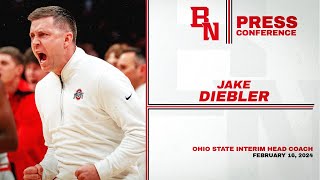 Ohio State Jake Diebler Holds First Press Conference as Interim Head Coach [upl. by Gertruda330]