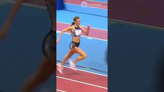 Femke Bol commences indoor season with a bang femkebol olympics2024 trackandfield [upl. by Elyad]