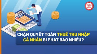 Chậm quyết toán thuế thu nhập cá nhân bị phạt bao nhiêu  THƯ VIỆN PHÁP LUẬT [upl. by Katha]