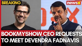 BookMyShow CEO Meeting Request with Deputy CM Fadnavis  Turned Down  NewsX [upl. by Herc]