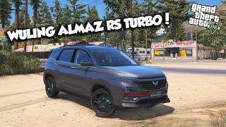 MOBIL HARIAN NYAMAN WULING ALMAZ RS TURBO  GTA 5 MOD [upl. by Bluma]