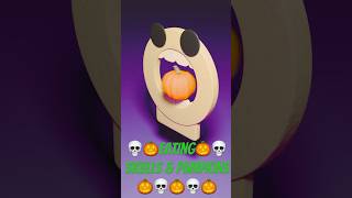 Eating Skulls and Pumpkins halloween animation blender [upl. by Leviram12]