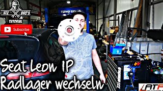 Seat Leon 1P  Radlager Hinten wechseln  ABS Sensor Mechanischer Fehler  Drehmomentwerte [upl. by Nihcas]