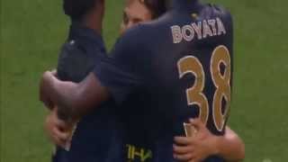 Manchester City vs AC Milan 51 Jesus Navas Amazing Bicycle Goal ICC 2014 [upl. by Perlman]