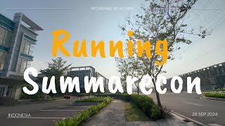 Running in Summarecon Bandung  POV Running Video 01 [upl. by Konstanze358]