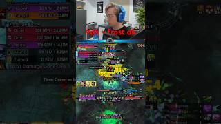 Tank Dh Competing With A Frost Dk On The Meters mythicplus [upl. by Ahsilram]