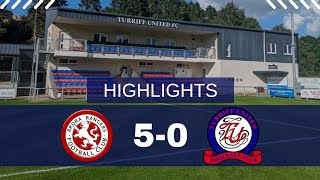 SHFL 202425 Matchday 1  Brora Rangers 50 Turriff United [upl. by Harness]