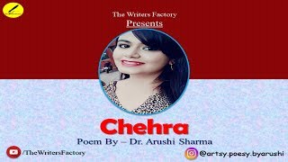 Chehra  Hindi Poetry  Ft Dr Arushi Sharma  The Writers Factory [upl. by Tracee]