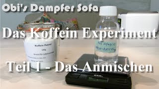 Das Koffein Experiment  Teil 1  Das Anmischen [upl. by Nigle]