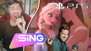 🕺 Probando modos y cantando Pocahontas Frozen y David Bisbal  Lets Sing 2024 PS5 [upl. by Dnama]