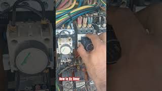 how to fix timer electrical contactor viral yt [upl. by Enneite]