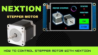 Arduino stepper motor control with nextion HMI [upl. by Recneps]