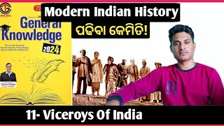 Viceroys Of India  11  Modern Indian History  quick revision  Tejaraj sahu [upl. by Polloch]